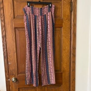 3 Dots Brand Striped Multicolor Women's Pants